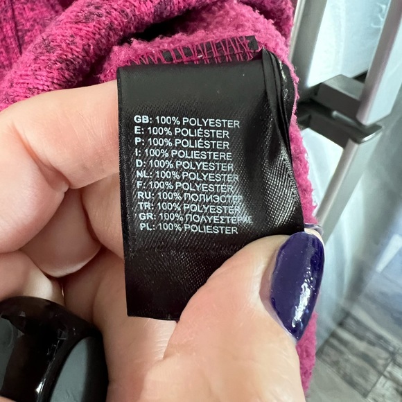 The North Face Fuschia Thick 1/4 Zip S - Picture 2 of 7